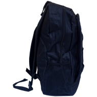 Rucsac școlar negru, 2 compartimente, cu șiret și buzunare laterale, 46x34x18 cm